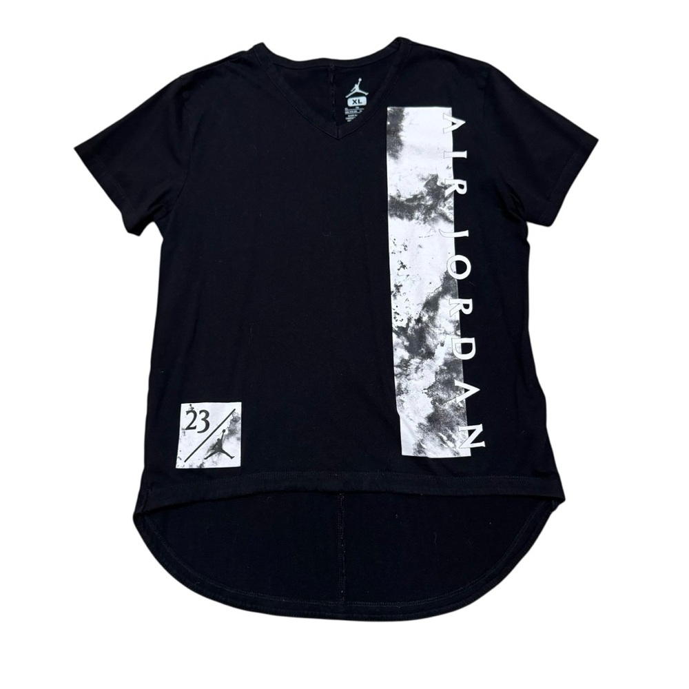 Girls Air Jordan Jumpman 23 Graphic T-Shirt Black 13-15 Years